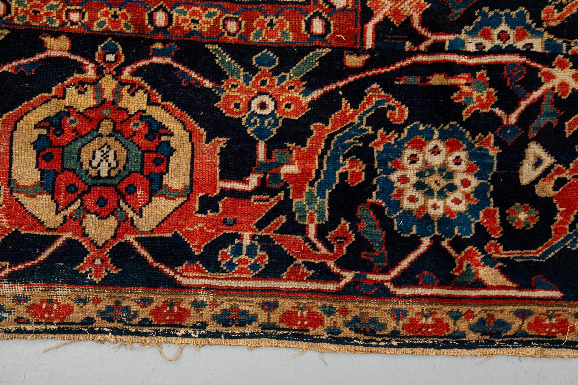 Matto, antique Azerbaijan, 19th century or older, ca 466,5 x 185 cm.