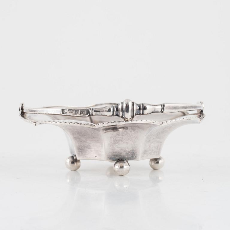 A Russian silver bowl, unclear makers mark, Smolensk 1865.