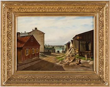 AXEL LEOPOLD WIBERG, olja på duk, signerad och daterad 1892.