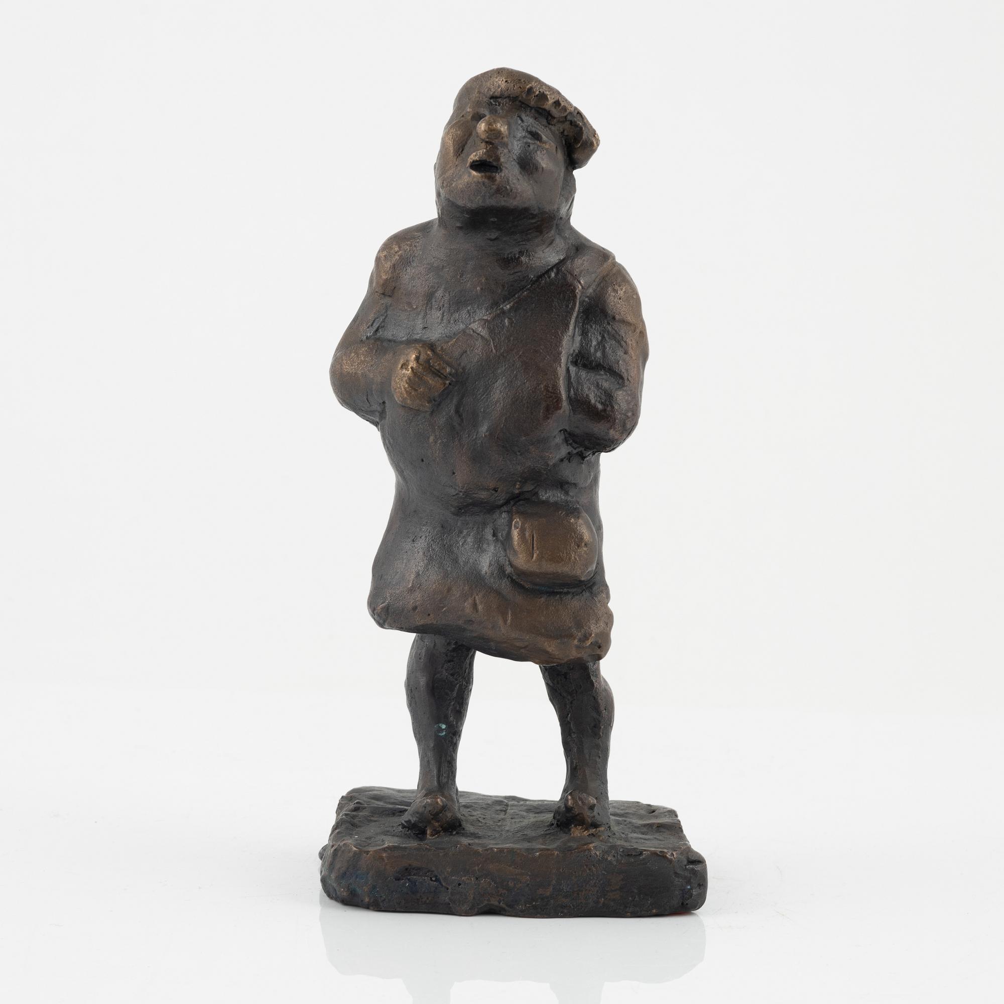 Bror Marklund, Sculpture, bronze, signed BM, height 22.5 cm.