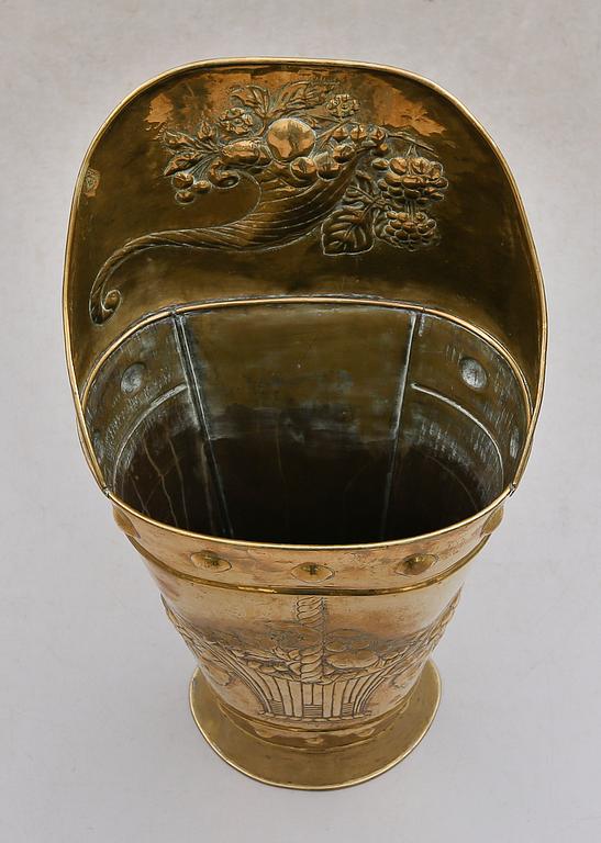 PARAPLYSTÄLL, mässing, 1800-talets mitt.