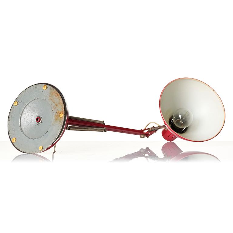 Jac Jacobsen, a desk lamp, model "L 9", Luxo, Norway, mid-20th century.