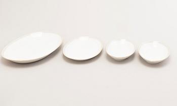 DINNERWARE, 61 pcs, 'Noblesse', porcelain, Hutschenreuther, Bavaria.