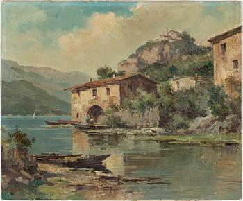 ERCOLE MAGROTTI, oil on canvas, signed.