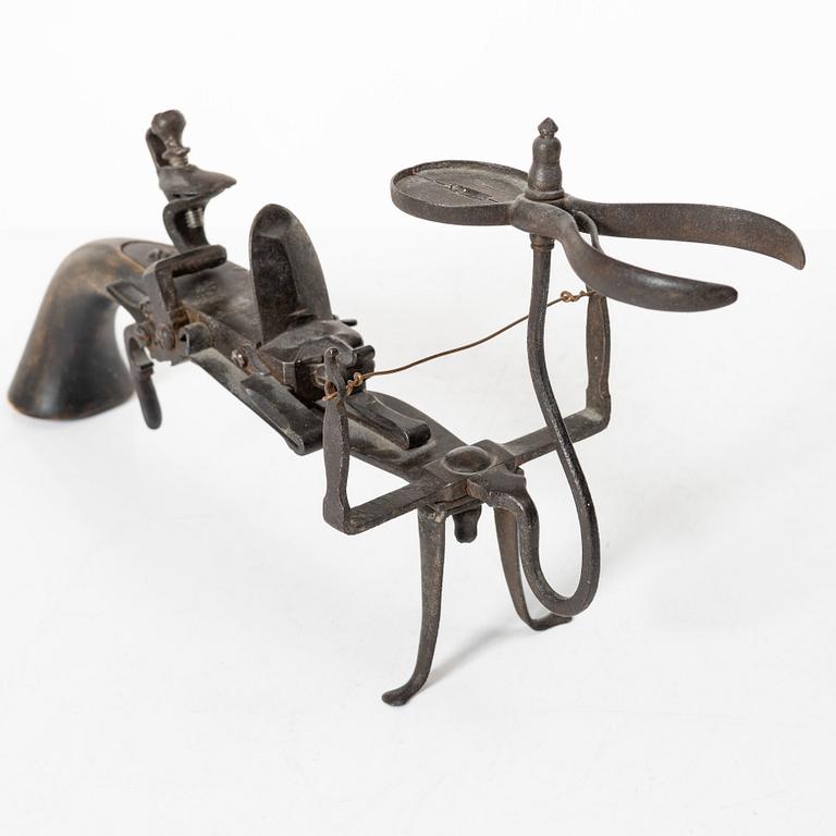 A mechanical flintlock from Wedevåg ironworks, later part 18th century / early 19th century.
