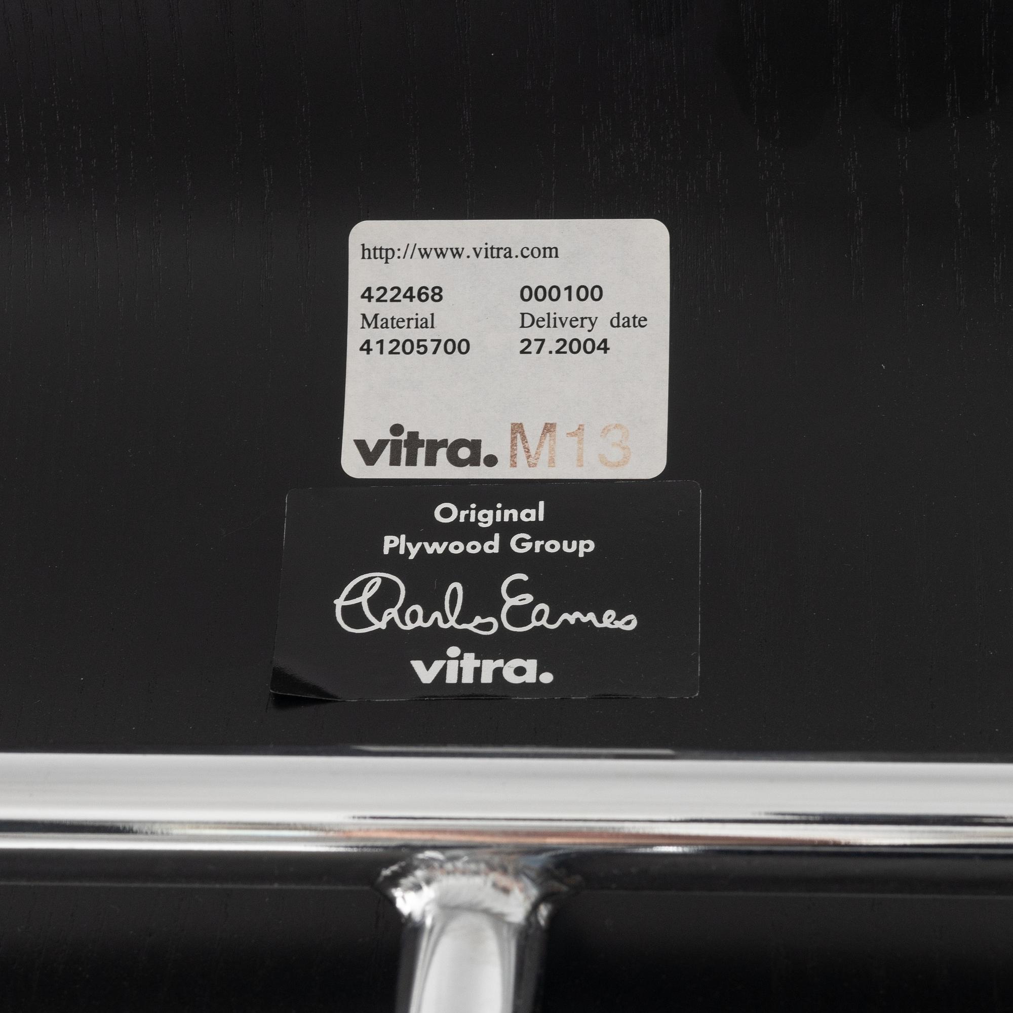 Charles & Ray Eames, three DCM chairs from Vitra.