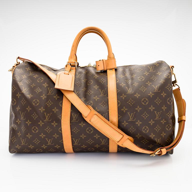 Louis Vuitton, väska, "Keepall 50 Bandoulière".