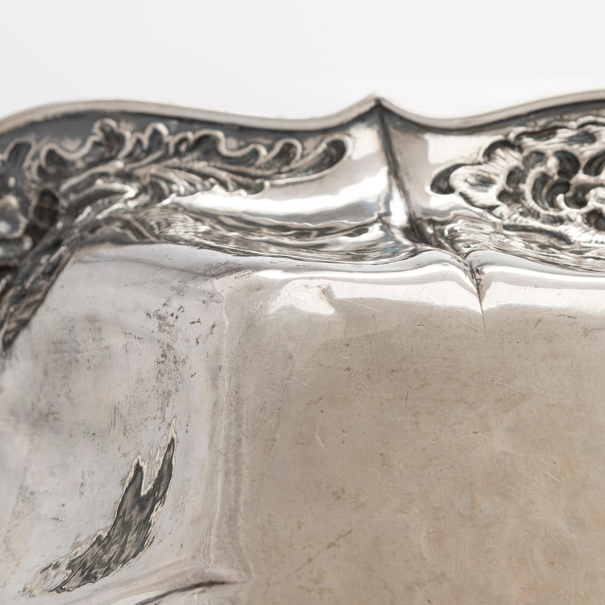 Praktskål, silver, Wien, Österrike-Ungern 1840.