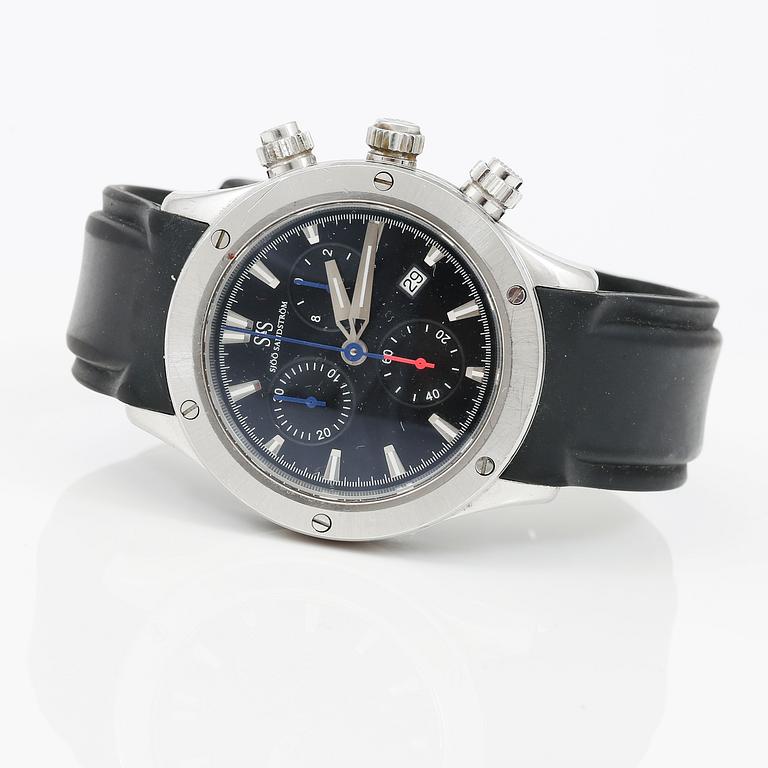 SJÖÖ SANDSTRÖM, "VW Limited Edition", armbandsur, 43 mm, kronograf.