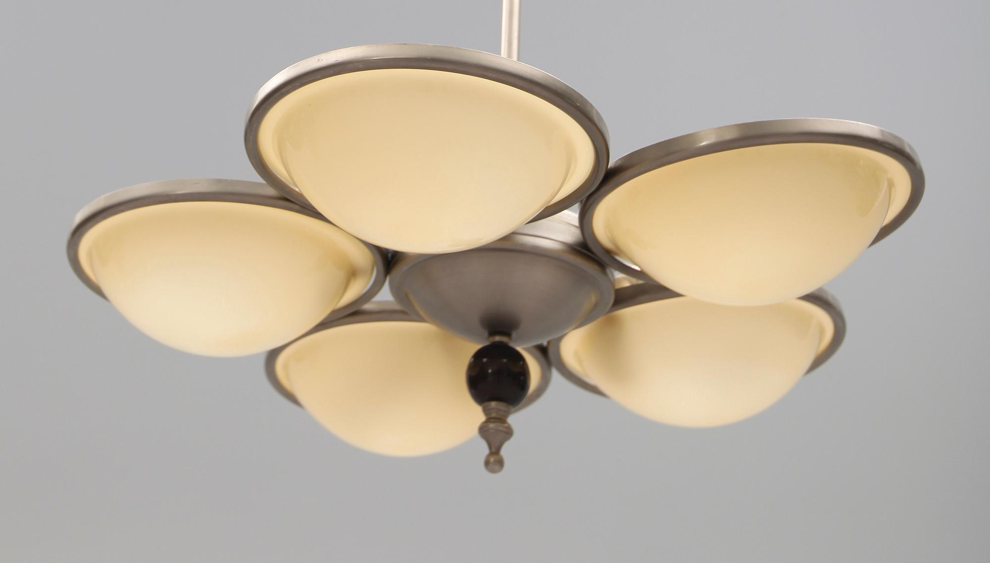 TAKLAMPA, art deco, 1900-talets första hälft. Höjd ca 60 cm.