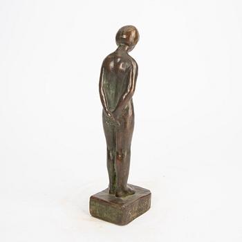 Gunnar Nordin,  a signed bronze sculpture.