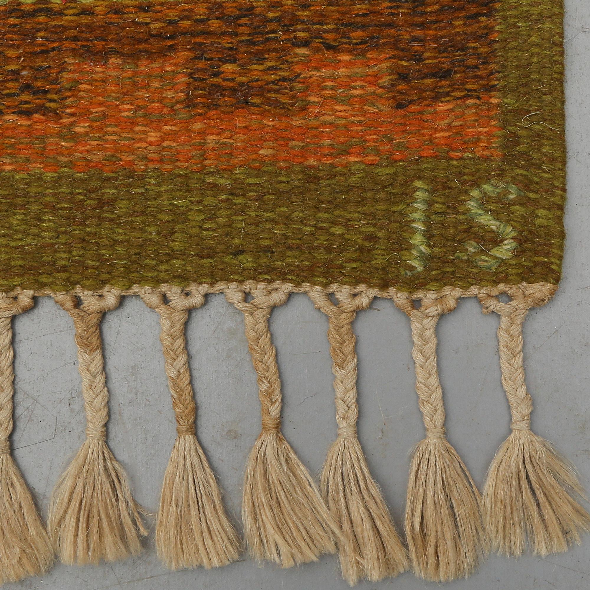 MATTA, rölakan, Ingegerd Silow, 202 x 136, 1900-talets andra hälft.