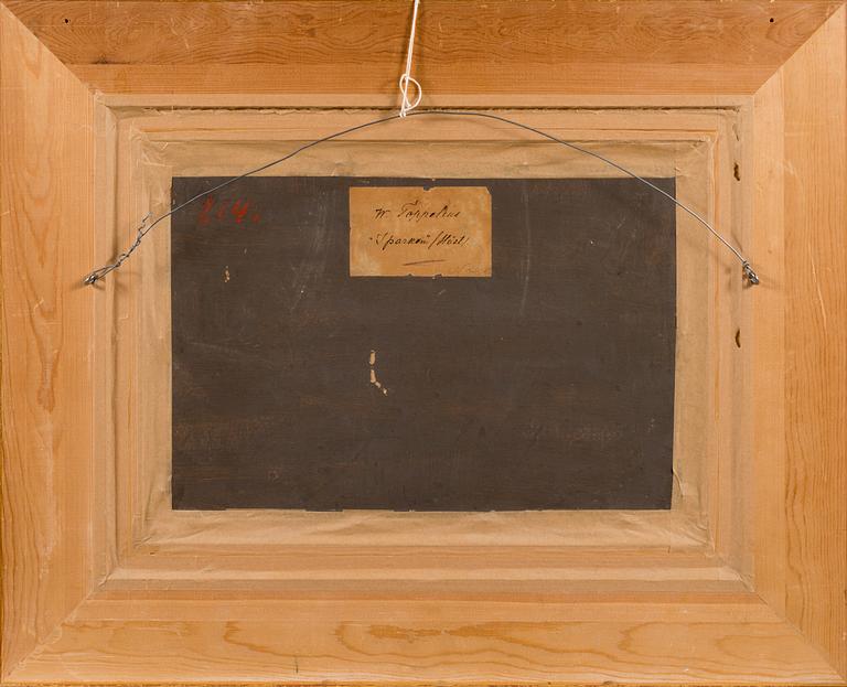 WOLDEMAR TOPPELIUS, oil on panel, signed and dated 1906.