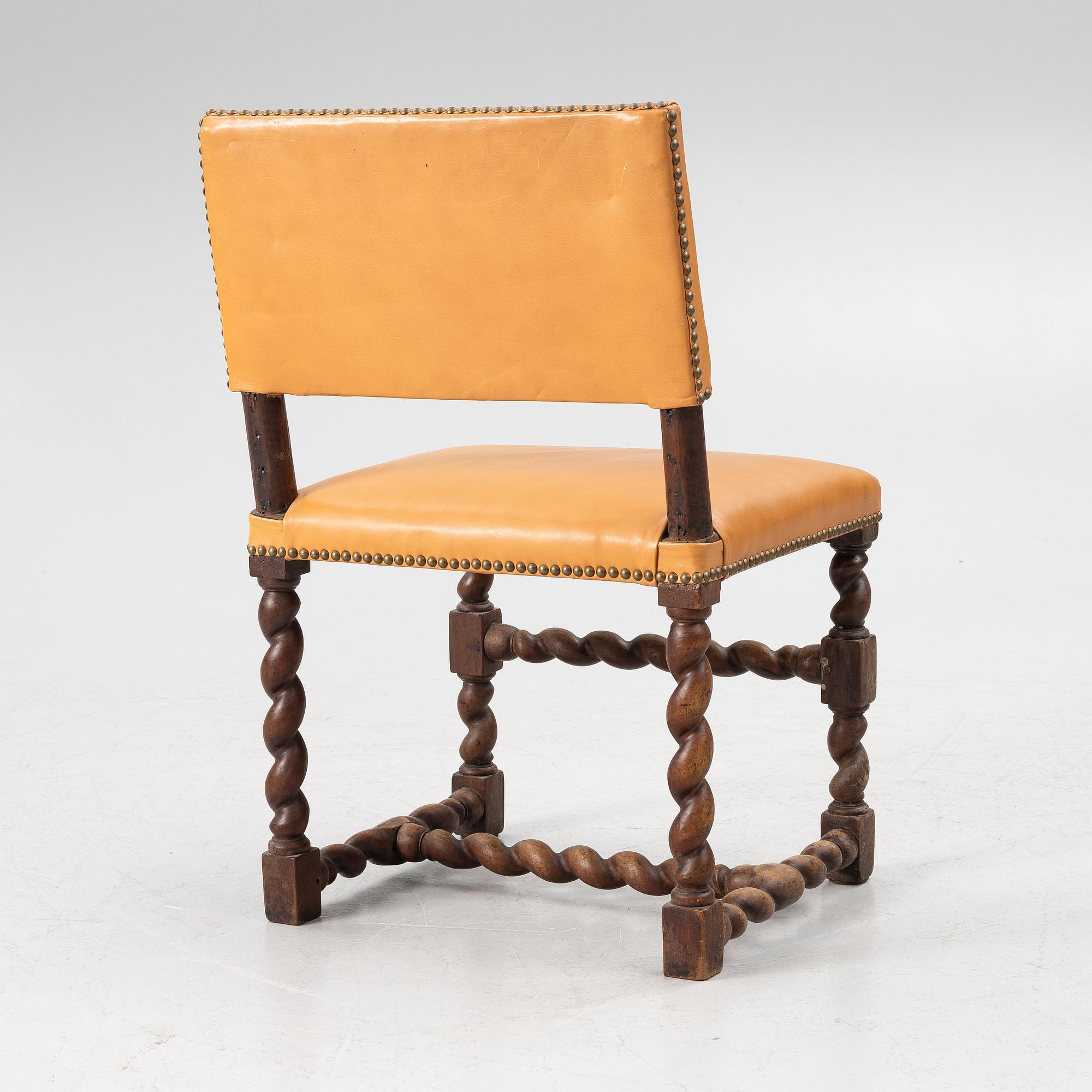 Stol, barock, 1700-tal.