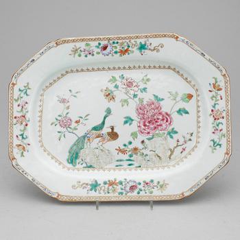 STEKFAT, kompaniporslin. Qing dynastin, Qianlong (1736-95).