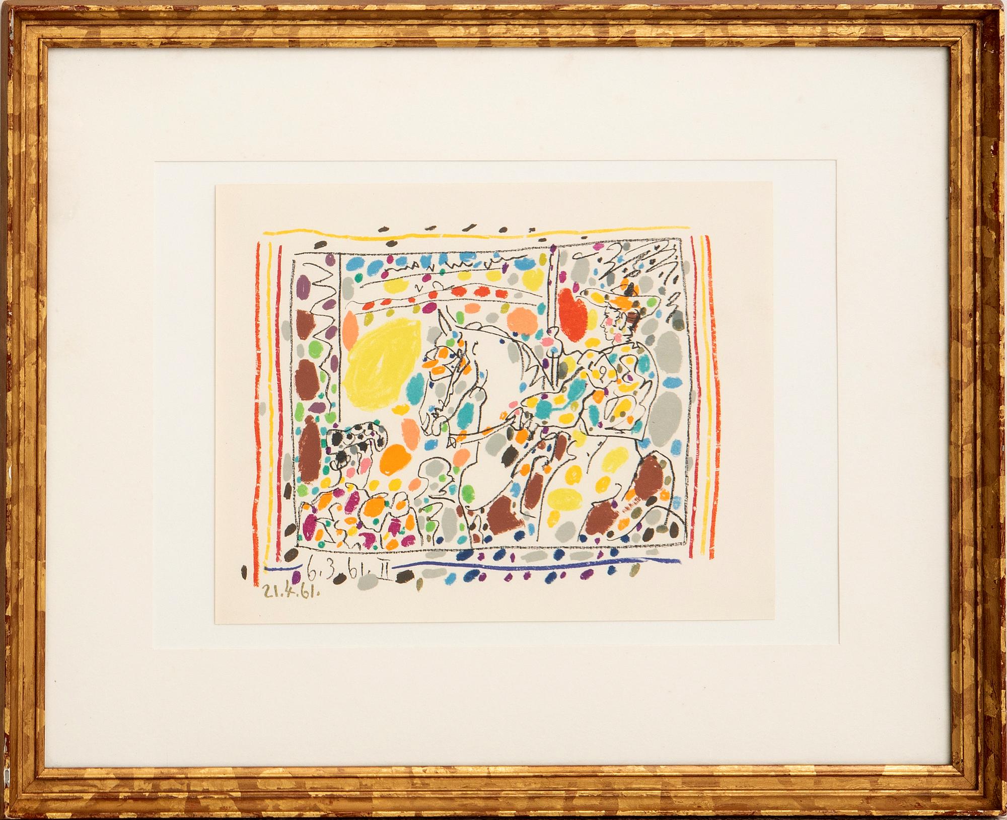 Pablo Picasso, "The Picador II", from "To the Bulls".