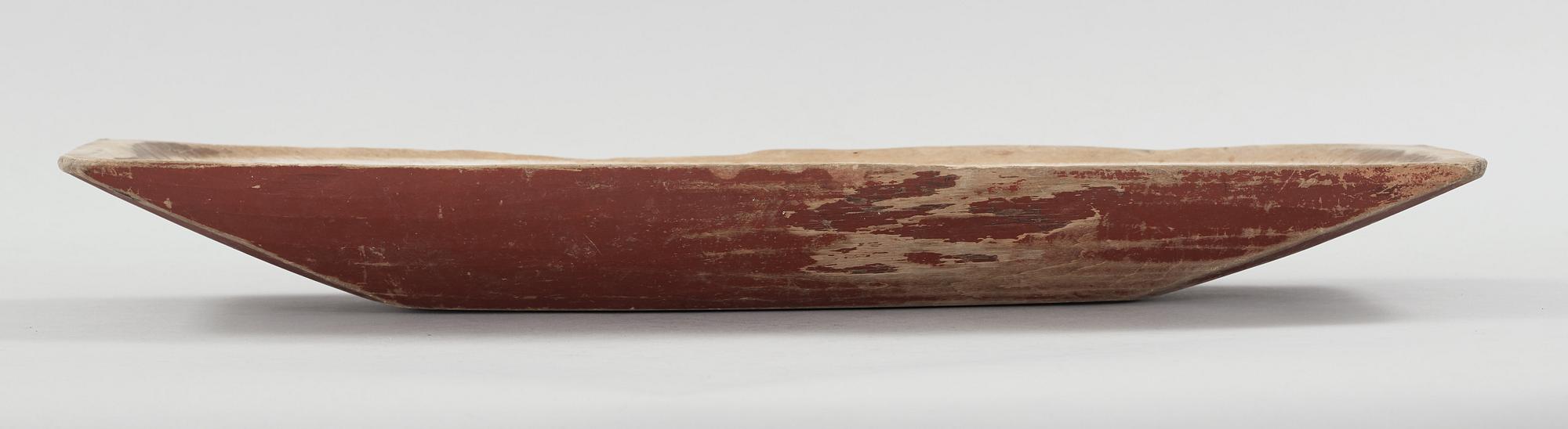 TRÅG, 2 st, allmoge, Hälsingland, 1800-tal.