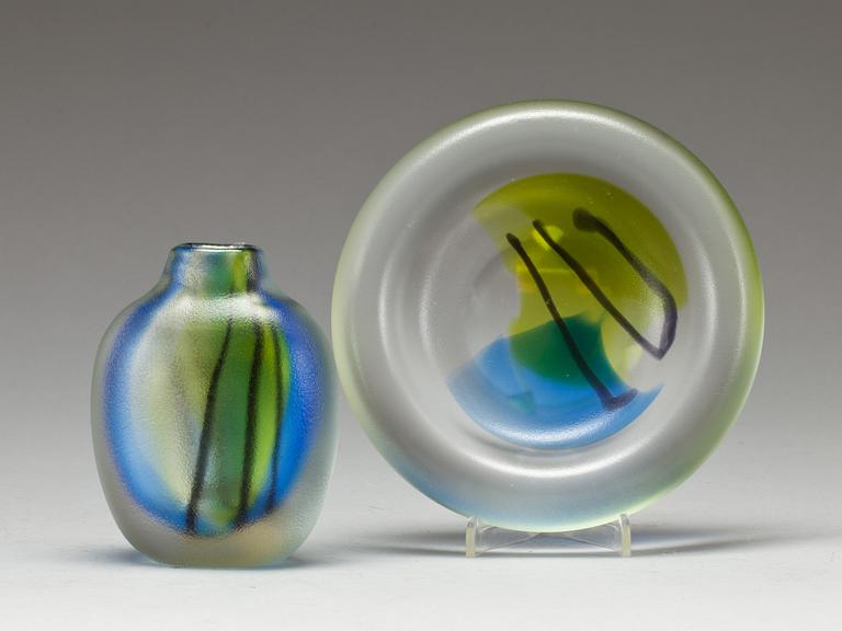 ASKFAT OCH VAS, glas. Göran Wärff. Kosta, Royal Art.