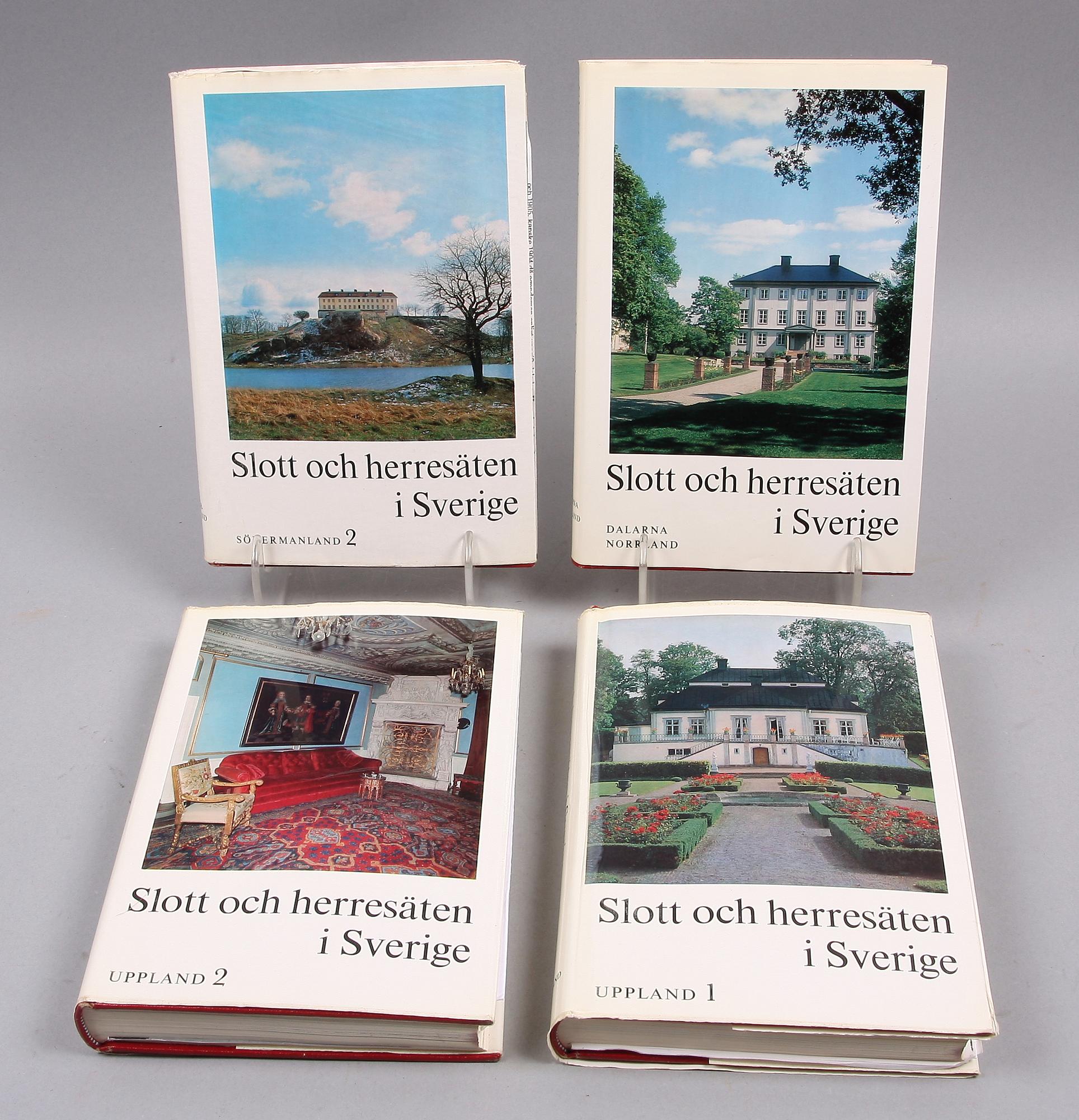 BOK, 16 vol, "Svenska Slott och Herresäten", Allhems förlag, Malmö.