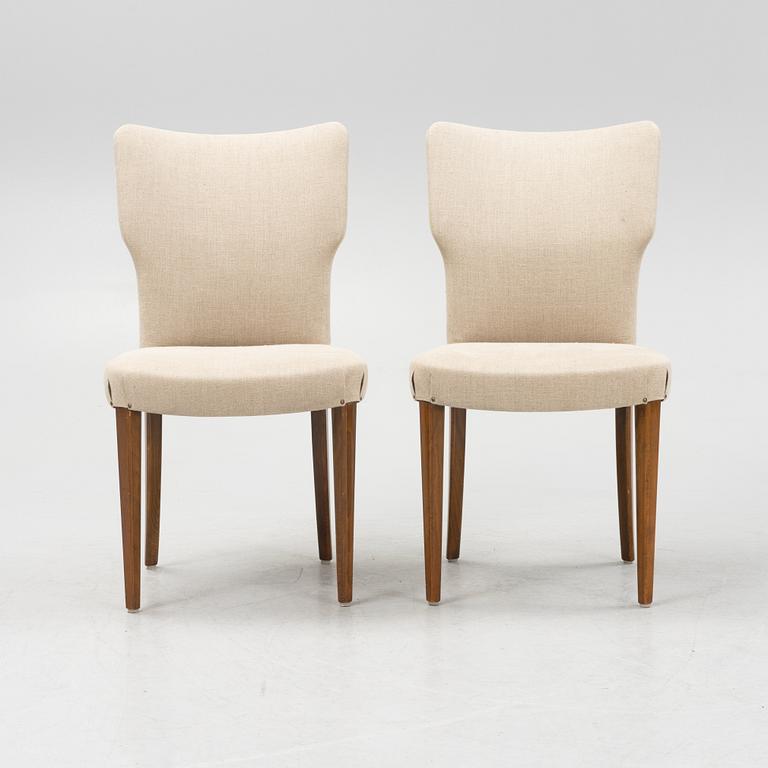 Bertil Fridhagen, a model 'Eugen' dining table, and four chairs from Bodafors, Sweden, 1950's/60's.