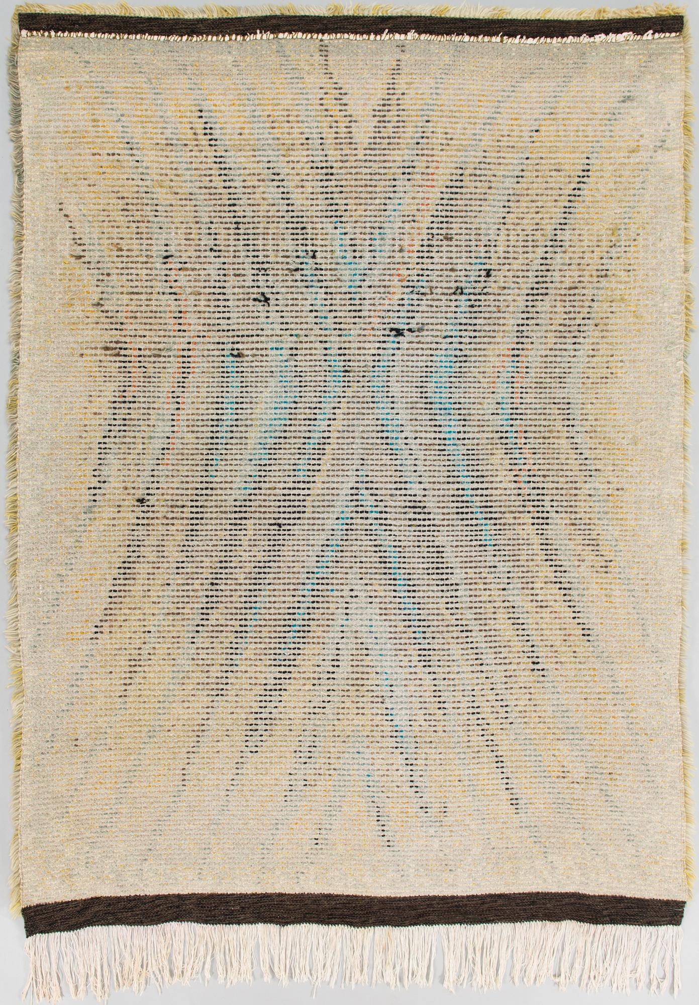 Irmeli Grönblom, a Finnish rya rug for Taidekutomo Laura Korpikaivo-Tamminen. Circa 160x115 cm.