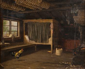 ARVID LILJELUND, THE ROOSTER IN THE COTTAGE.