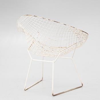 Harry Bertoia, fåtölj, "Diamond Chair", 1900-talets andra hälft.