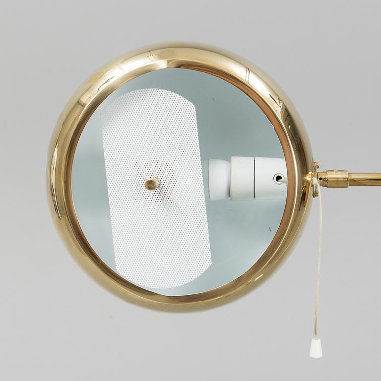 A brass floor light, Bergboms, second half of the 20th Century.