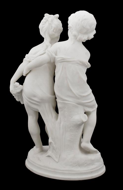 FIGURIN, parian, Gustavsberg dat 1919.