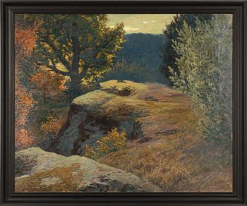 Lennart Nyblom, Autumn Landscape.