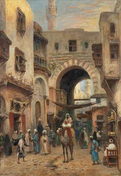 Frans Wilhelm Odelmark, "Basargata i Kairo".