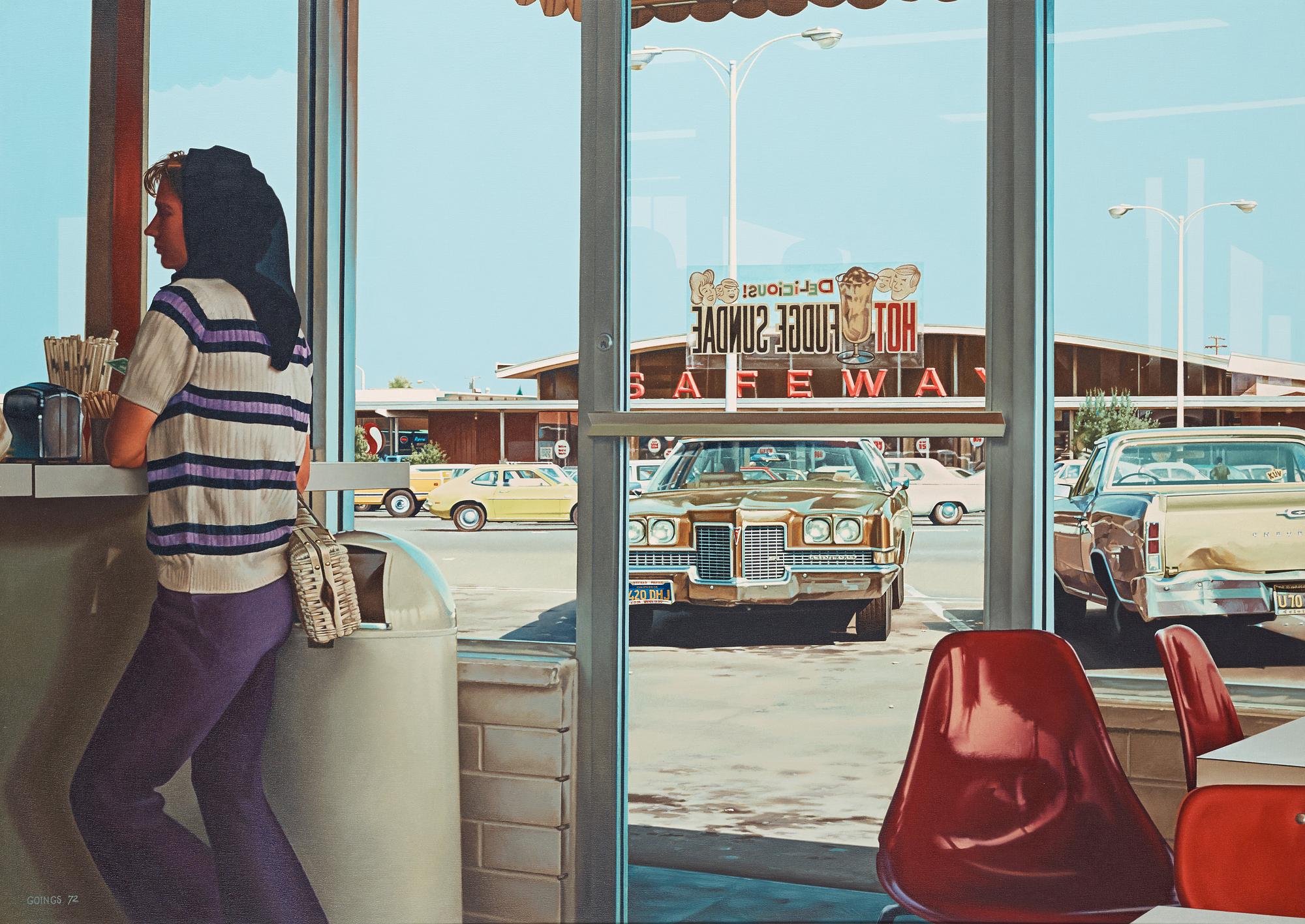 Ralph Goings, "Hot Fudge Sundae Interior".