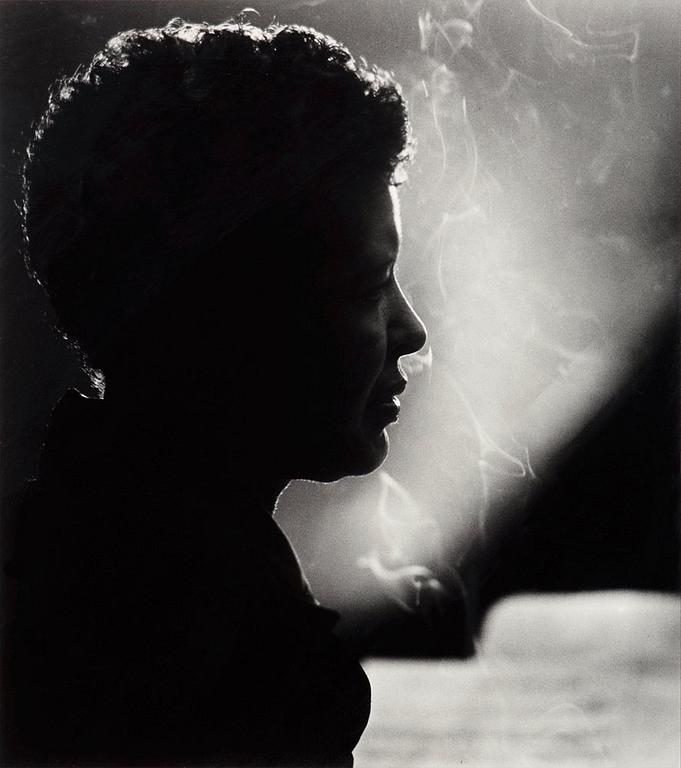 Herman Leonard, "Billie Holiday, New York, 1954".