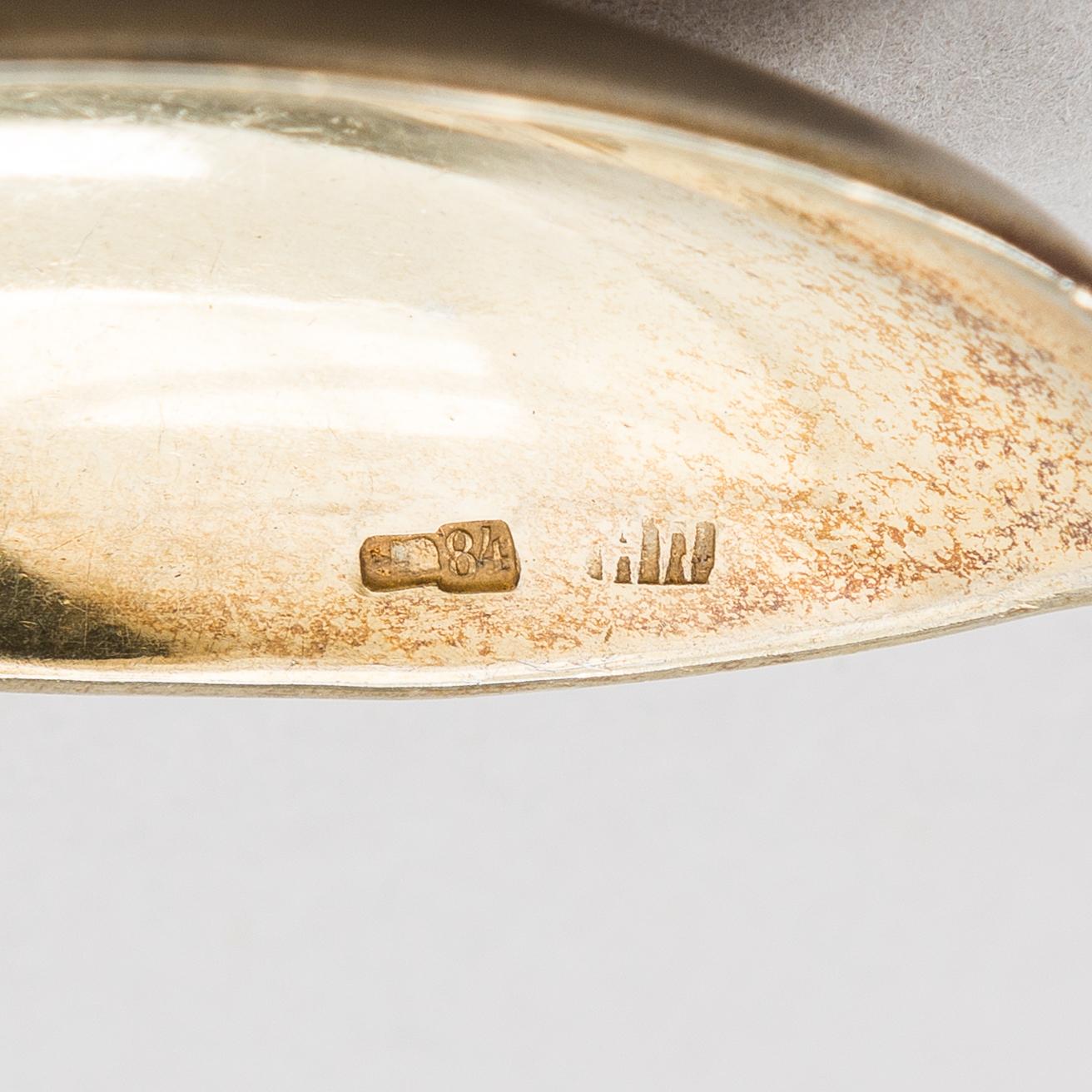 Teesetti, 4 osaa, hopeaa, Venäjä 1873-1917.