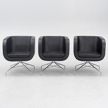 Alexander Lervik, fåtöljer, 3 st, modell F271, Scandiform.