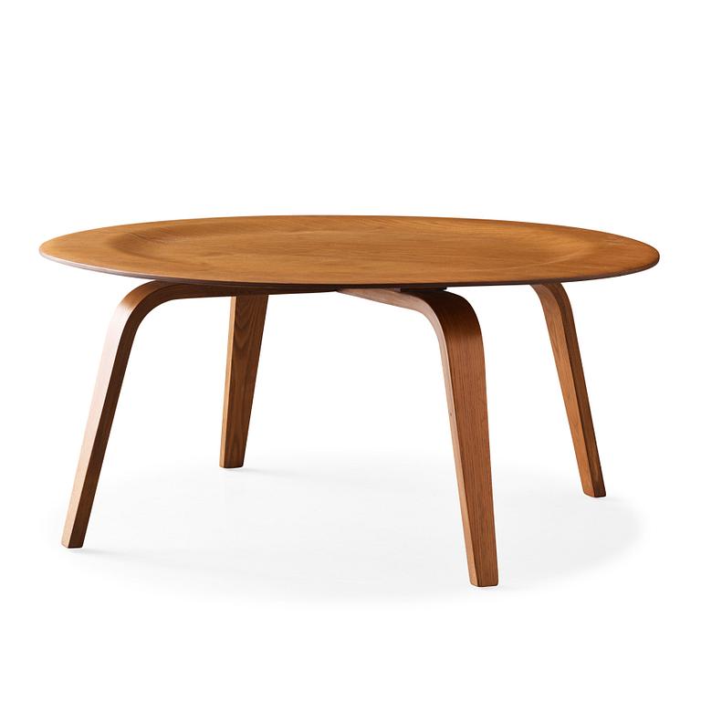 CHARLES & RAY EAMES, an oregon pine 'CTW' table, Herman Miller, USA, probably 1950's-60's.