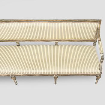 Soffa, gustaviansk, sent 1700-tal.
