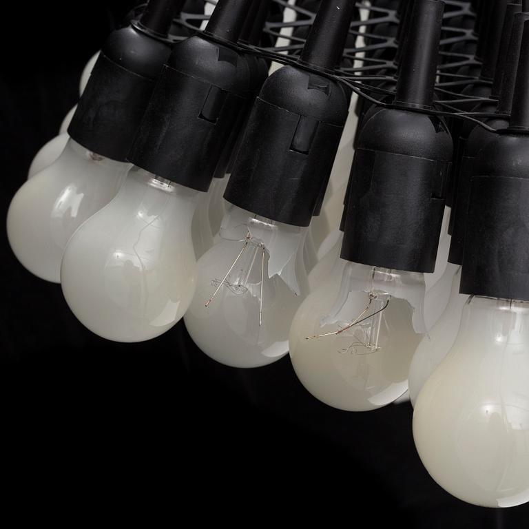 RODY GRAUMANS, taklampa, "85 Lamps", Droog Design, Holland, formgiven 1993.