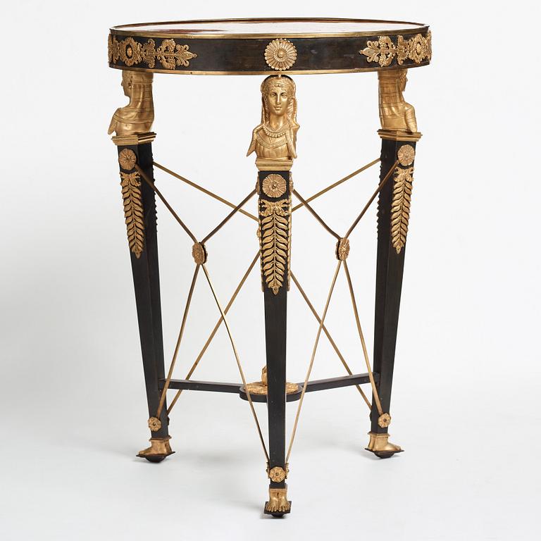 An Empire-style table, second part of the 19th century.
