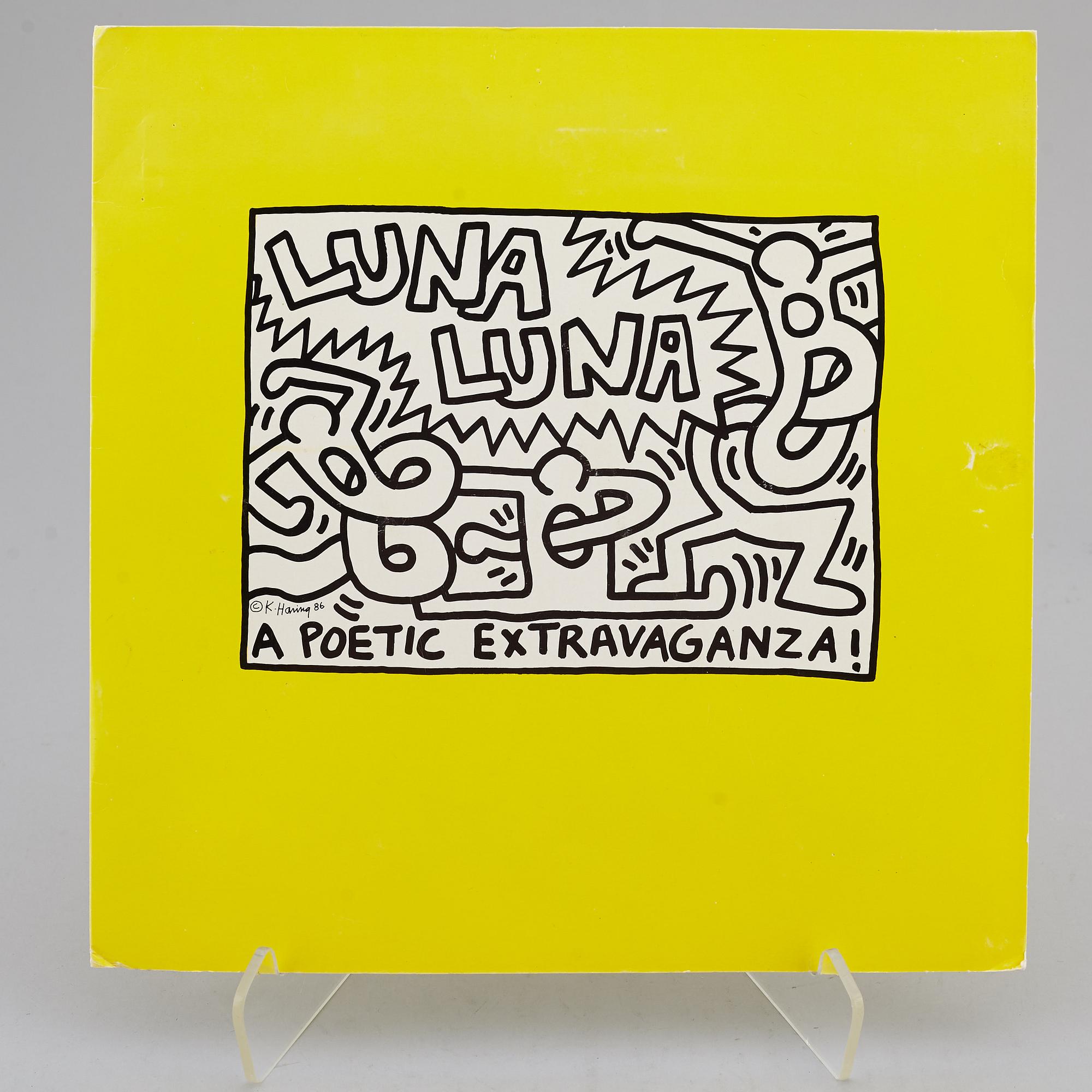 KEITH HARING, multipel, signerad i trycket, numrerad 1363/2000.