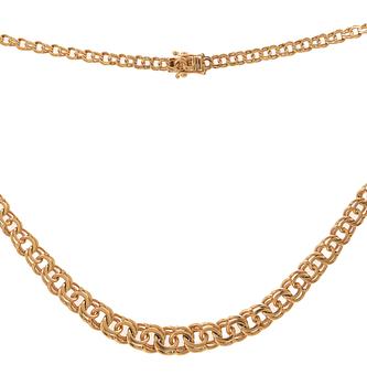 Halsband doserad Bismarck 18K guld.
