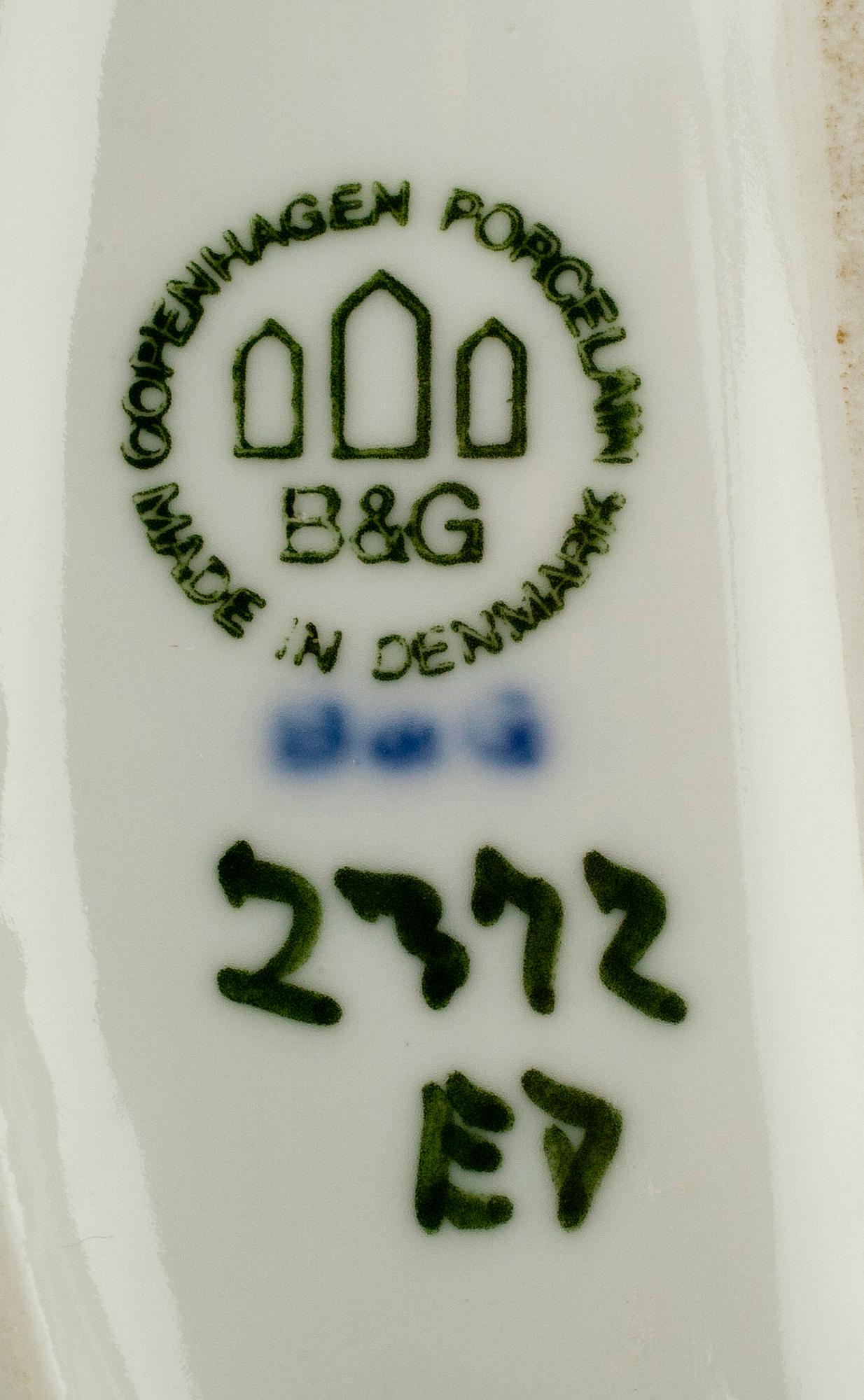 FIGURINER, 2 st, porslin, Bing & Gröndahl. Danmark.