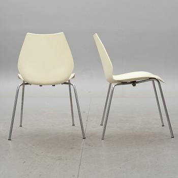 STOLAR, 6 st, "Maui", Vico Magistretti för Kartell.