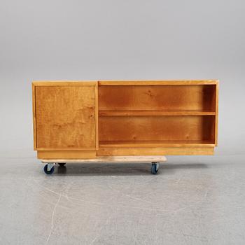 A birch bookshelf from Sten & Strøm møbelfabrikk, Lillehammer, Norway, 1930's/40's.