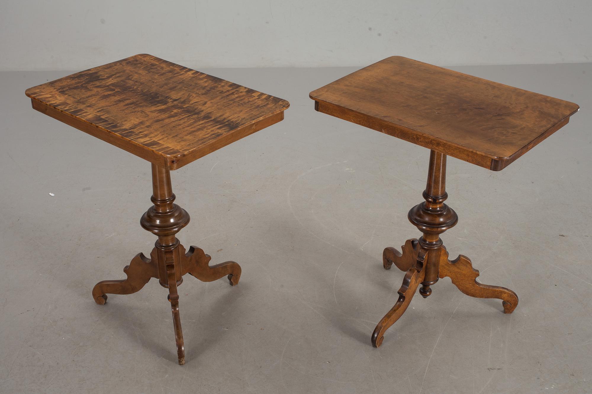 BORD, ett par snarlika, 1800-talets senare del.