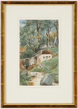 Anna Gardell-Ericson, watercolour, signed.