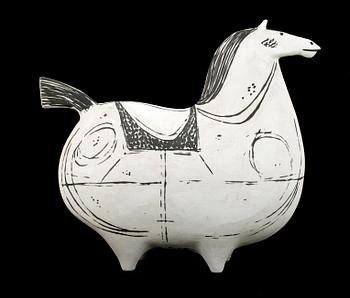 FIGURINER, 2st, stengods, "Springare", Stig Lindberg, Gustavsberg, sign.