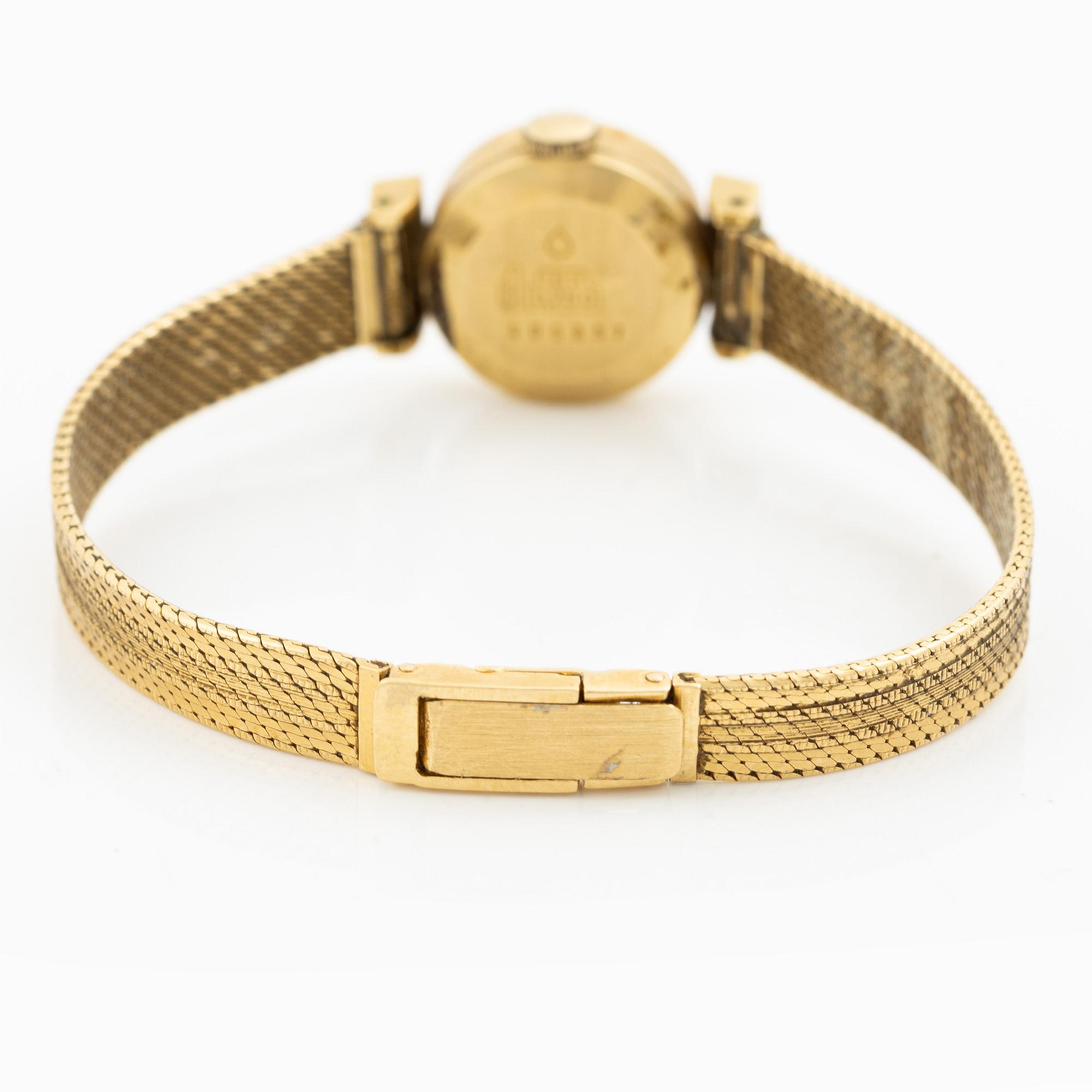 Belinda, wristwatch, 16.5 mm, 18K gold.