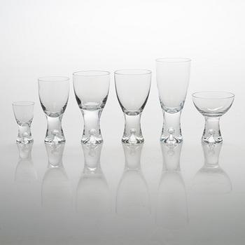 Tapio Wirkkala, A 50-piece set of 'Tapio' glassware for Iittala, Finland, model 2101.