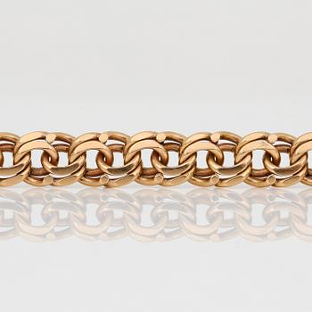 ARMBAND, 18K guld, Spanien, efter 1934. Vikt ca 28,28 g.